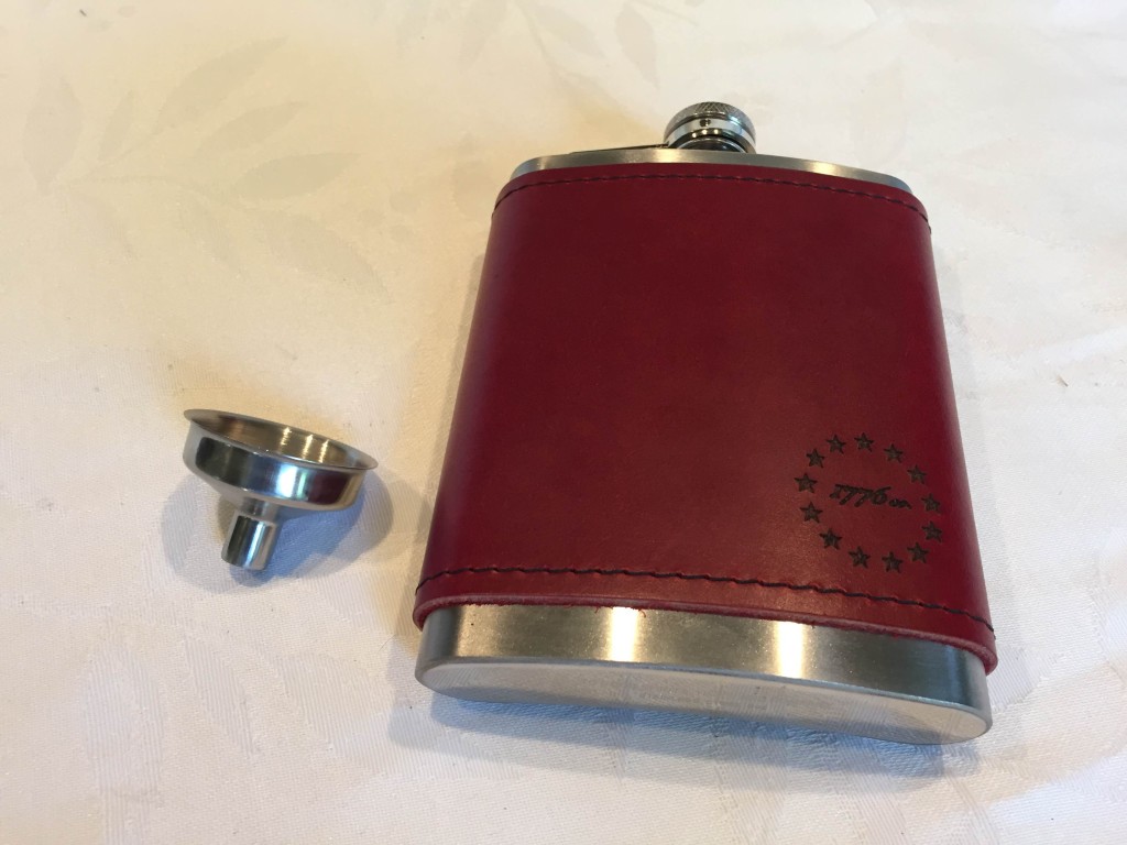 1776.co  Leather Flask