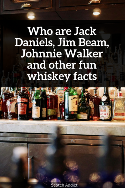 Who are Jack Daniels, Jim Beam, Johnnie Walker and other fun whiskey facts!